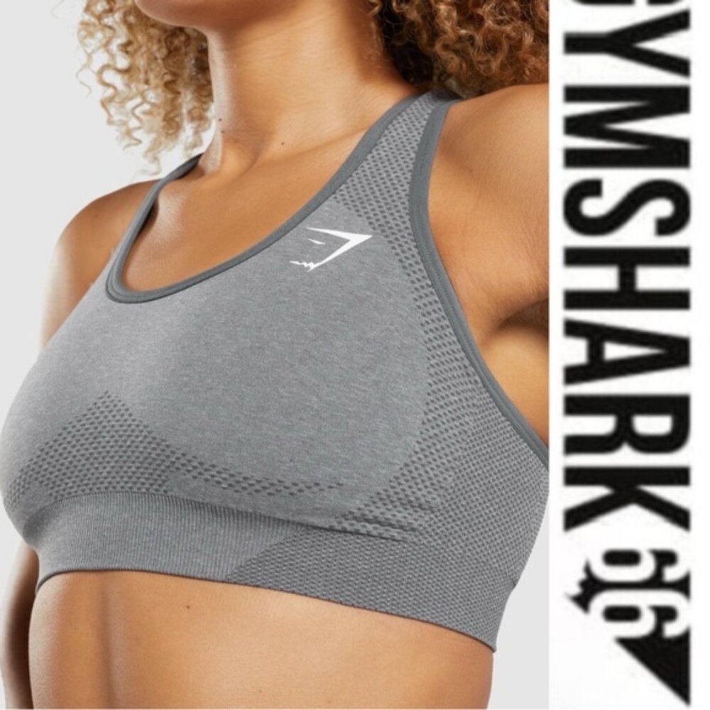 Gymshark | Gray Vital Seamless 2.0 Sports Bra | Size Small